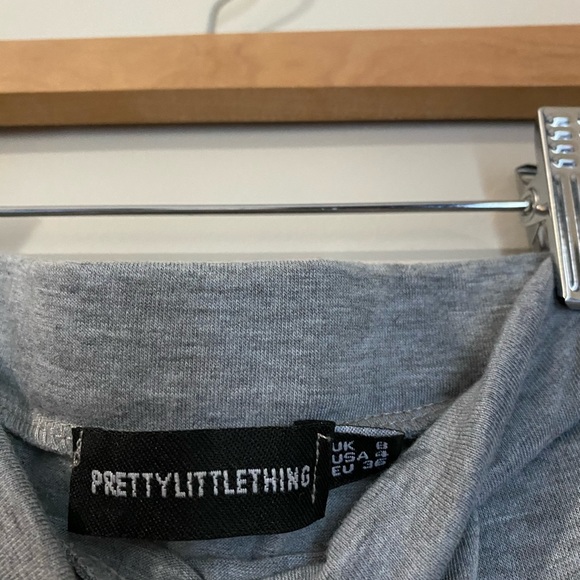 PLT GREY MIDI SKIRT - Picture 4 of 6